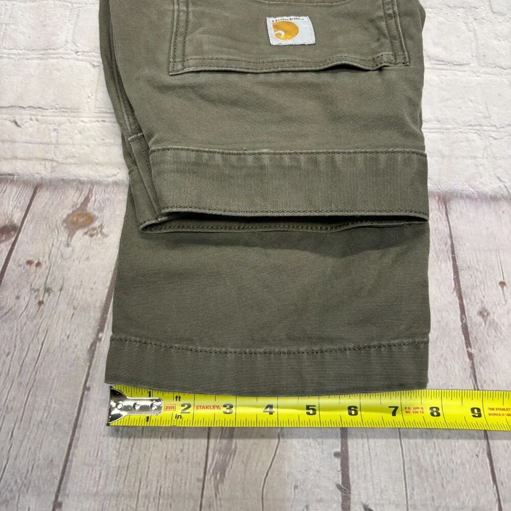 Carhartt Men Rugged Flex Double Knee Pants Size 30x30 Relaxed Fit C132 -29